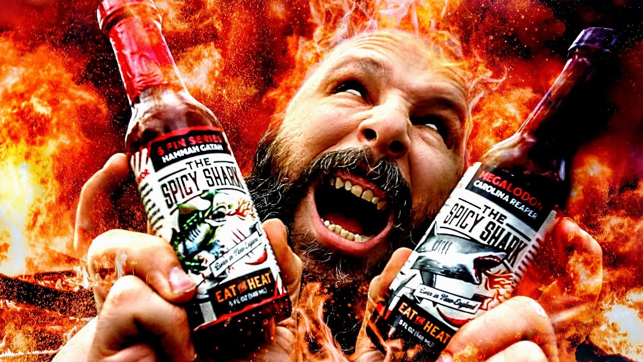 THE SPICY SHARK HOT SAUCE REVIEWS! MEGALODON & HAMMAH GATAH!