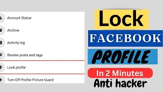 How To Lock Facebook Profile #facebook by OnlinTech Bosslady 77 views 5 months ago 6 minutes, 52 seconds