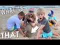 You Won't Believe What We Dug Up At the Beach!!