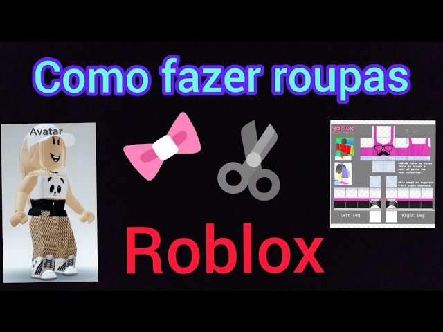 Como FAZER E VENDER roupas no ROBLOX (pelo CELULAR!!!)