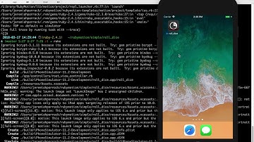 Make a IOS app using RubyMotion, Dice Roller (2018)