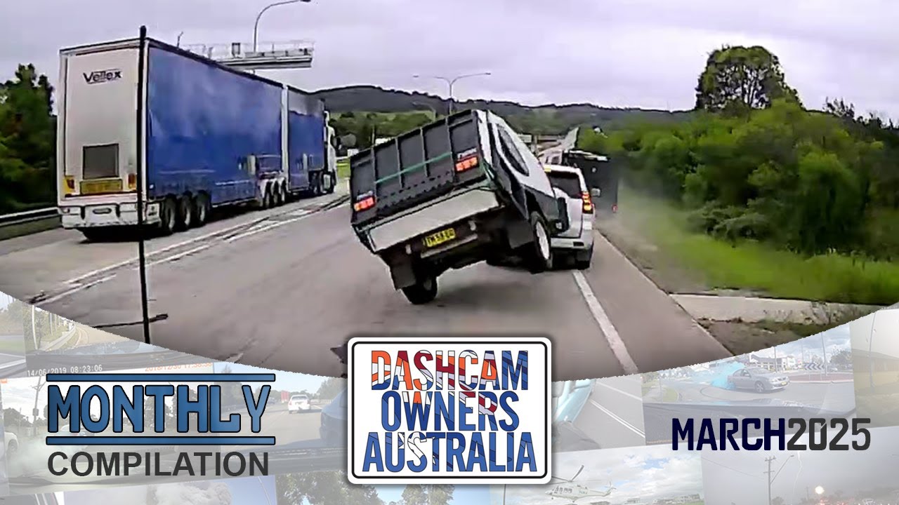 Dash Cam Owners Australia March 2025 On the Road Compilation - YouTube
