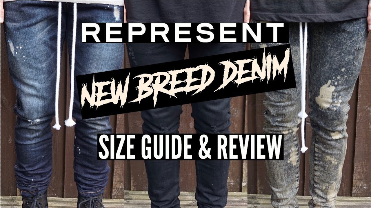 Represent Clo 'New Breed Denim' Size 