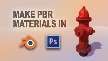 Make a PBR Material in Photoshop & Blender