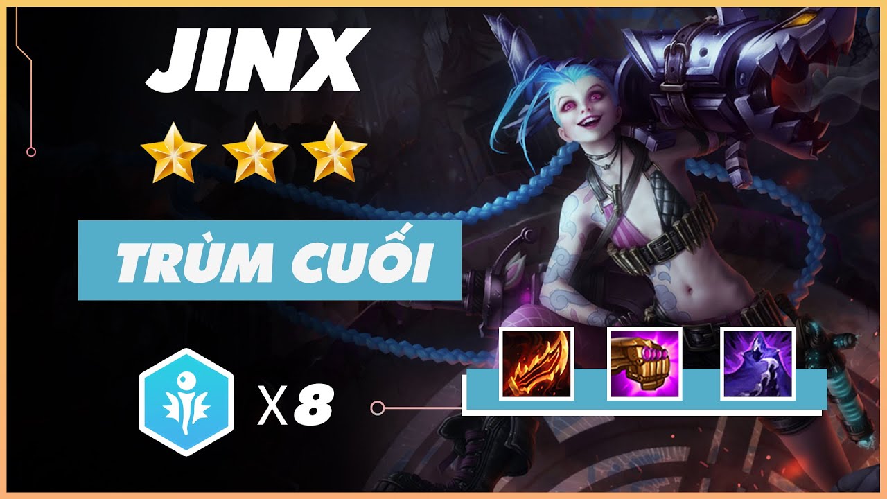 JINX 3 SAO – TƯỚNG 5 VÀNG MẠNH NHẤT ĐƯỢC MỌI ĐỘI HÌNH ƯA CHUỘNG VỚI SÁT THƯƠNG KHỔNG LỒ | TRÂU ĐTCL