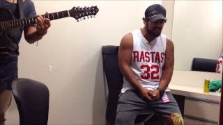 Video thumbnail of "Tawaroa Kawana and Chad Chambers jamming backstage"