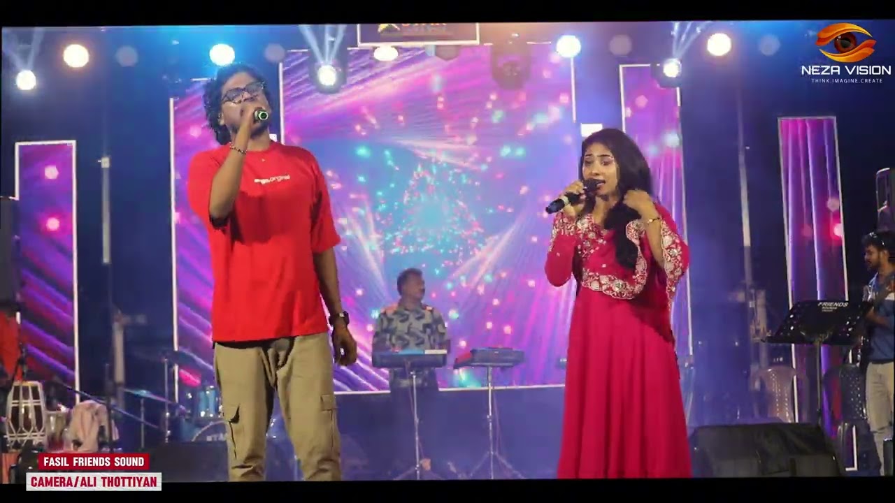 ഓഡിയൻസിനെ ഇളക്കിമറിച്ച  മാപ്പിള പാട്ട്ചെയിൻ സോങ്ങ് സ്റ്റേജിൽ തകർത്തു പാടി  ജിത്തു കലാഭവൻ &  ഗിബിയ