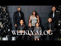 Vlog  christmas photo shoot new living room chairs  work networking event and more
