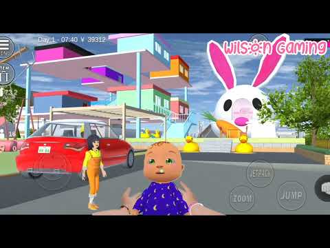 Bayi Sultan Upin Ajak Yuta Menginap Di Hotel Kelinci | Sakura Simulator | Wilson Gaming