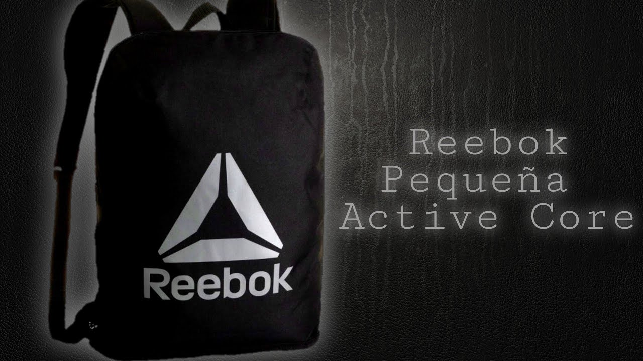 Comercialización Enciclopedia queso Mochila Reebok Pequeña Active Core Backpack Review Youtube - YouTube