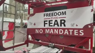 Ambassador Bridge blockade: Americans stand in solidarity with Canadian protesters