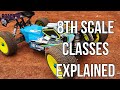 8th scale rc classes explained