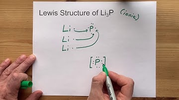 Draw the Lewis Structure of Li3P (lithium phosphide)