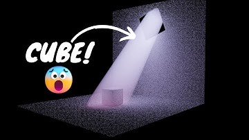 How to fake a spot light or god ray in Blender!