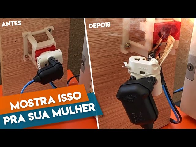 Mão feminina segurando secador de cabelo, isolado no branco