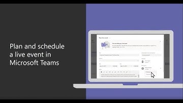 How to Plan and schedule a live event in Microsoft Teams