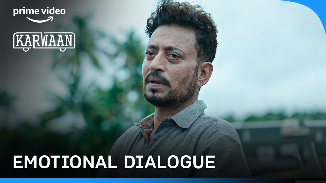 Irrfan Khans Dialogues Are Always Heavy   Dulquer Salmaan  Karwaan  primevideoindia