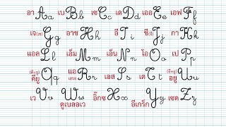 #FrenchKit20 #เรียนภาษาฝรั่งเศส les lettres - ตัวอักษรในภาษาฝรั่งเศส - l’alphabet
