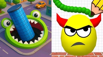 Hole.io VS Draw To Smash Max All Levels Gameplay Android,iOS NEW UPDATE