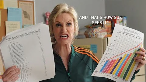 Sue Sylvester being the best character on glee. (S...