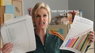 Sue Sylvester being the best character on glee. (Season one)