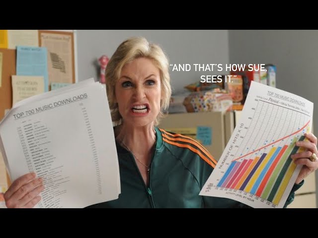 Sue Sylvester being the best character on glee. (Season one) class=