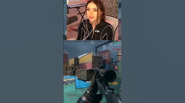 She regrets 1v1ing 😭 #1v1 #GamerGirl ##spawntrap #callofduty #shorts