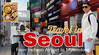 SEOUL VLOG (From Incheon Int’l Airport to Myeongdong) | VLOGCETERA | ThrifTrip in Seoul Ep.1