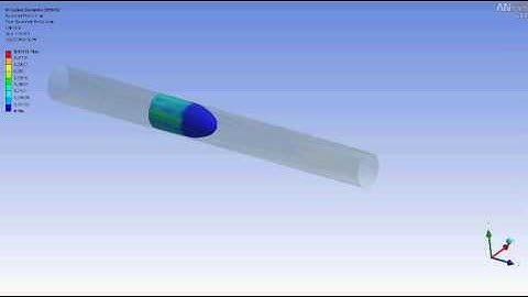 9mm Bullet Fired Down a Rifled Barrel