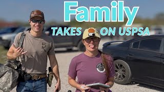 Family Takes on USPSA | JJ’s First C Class Match &amp; Gene’s USPSA Debut