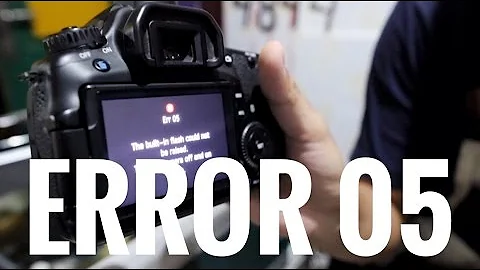 cara menangani ERROR 05 /ERR 05 pada kamera CANON