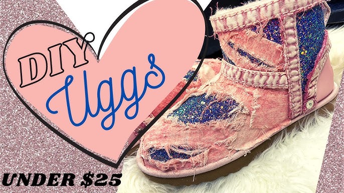 DIY CC INSPIRED UGG BOOTS CHRISTMAS GIFT 