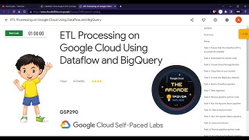 ETL Processing on Google Cloud Using Dataflow and BigQuery | GSP290 | Atul Gupta #qwiklabs