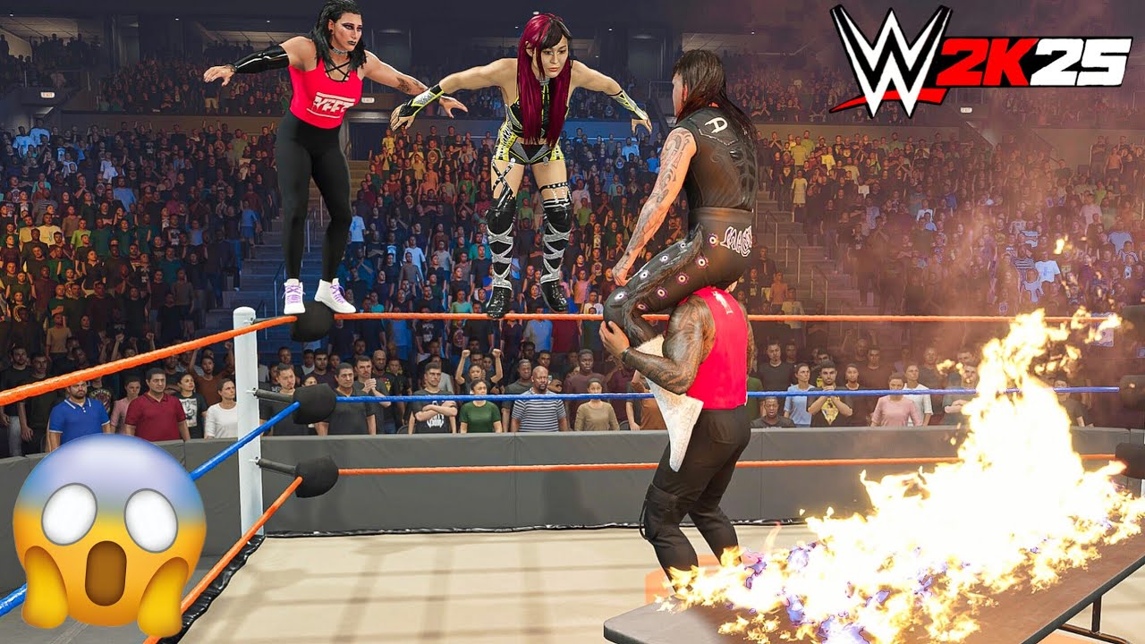 Джей Усо и Рийо одолели Доминика Мистерио — геймплей WWE 2K25