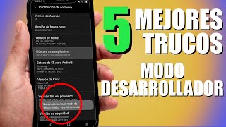 5 TRUCOS OCULTOS de Android MODO DESARROLLADOR | Mejores Ajustes de Android 2021