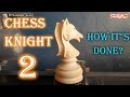 How to make chess 7, knight. Как сделать шахматы болгаркой 7 конь.