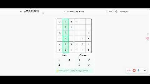 Linkedin Mini Sudoku #118 Today