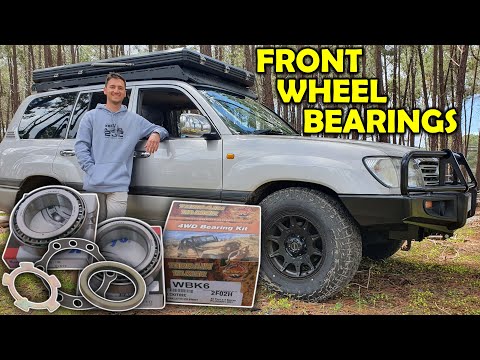 Toyota Landcruiser 100 Series / Lexus LX470 - How to Replace Front Wheel Bearings