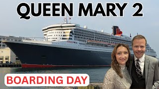 Boarding The Last Ocean Liner Queen Mary 2 in Princess Grille!