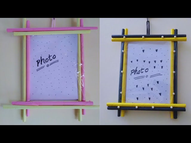 HOW TO MAKE MINI FRAMES / DIY PAPER FRAME FOR PHOTO 