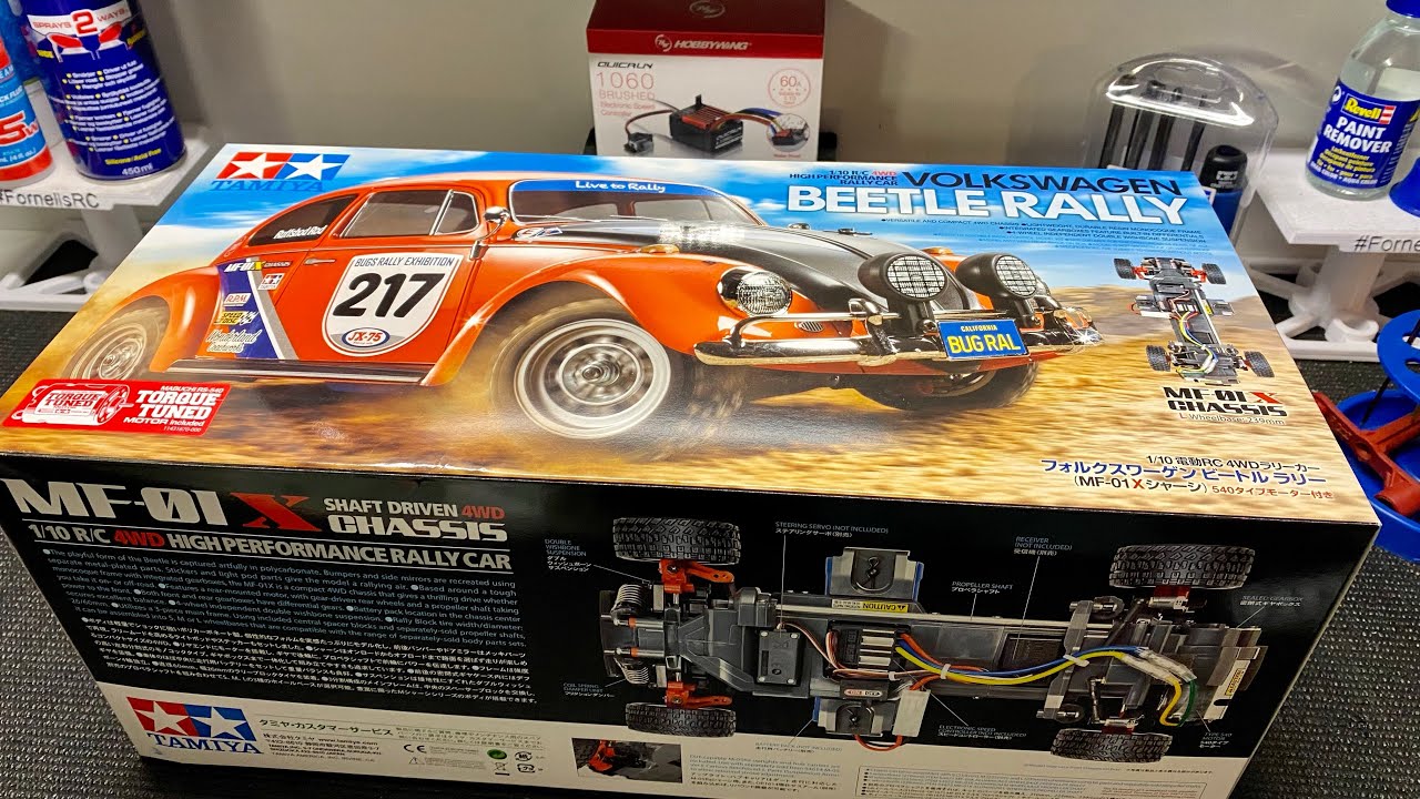 Unbox Tamiya 1/10 R/C VW Beetle Rally (MF-01X) / NO ESC 58650