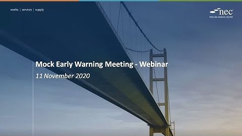 Mock Early Warning Meeting