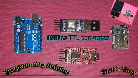 Arduino programming by USB to TTL converter|Arduino tutorial