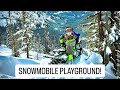 SNOWMOBILE PLAYGROUND | McCall Idaho