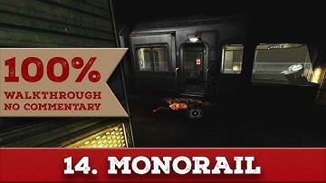Doom 3 Walkthrough (Nightmare, All Collectibles) part 14 MONORAIL