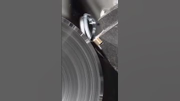 thread turning trick to prevent chip jamming #machine #tool #shorts