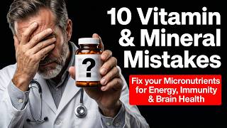 10 Vitamin & Mineral Mistakes You're Making (Fix Micronutrients for Energy, Immunity & Brain Health)