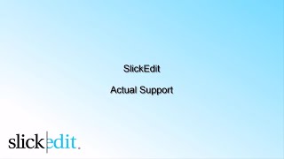 SlickEdit - Support