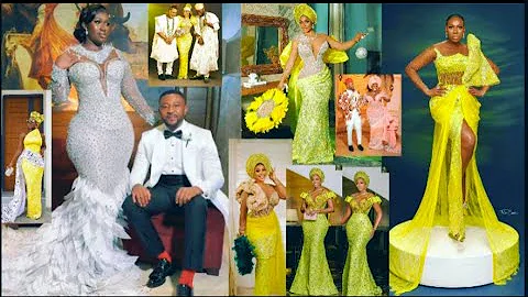 Celebrities SCATTERS  COUPLE GAMES At Anita Warri pikin WEDDING Vow Renewal #wedding #trending
