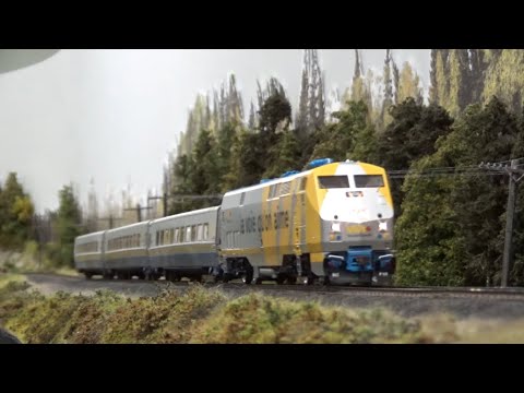 HO VIA Rail P42 On The Caramat & Kinghorn Subdivisons